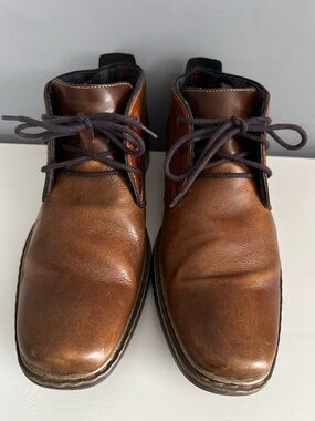 Rieker - Men’s, Leather, Chukka Boots, Rich Chestnut, Laces, Size 42 (9)